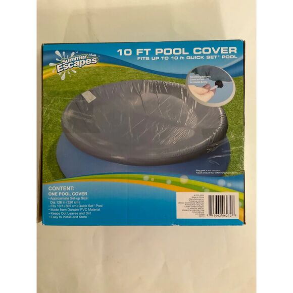 Summer Escapes 10 Ft circle pool cover - Picture 2 of 2